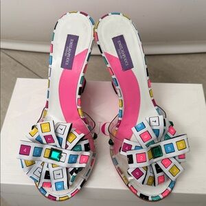 Emilio Pucci Colorful Geometric Heels